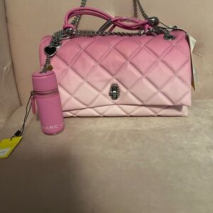 Marc Jacobs Pink Ombre Quilted Shoulder Bag